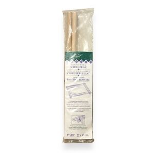 HOMECRAFTERS Needlework Scroll Frame 9” x 18” NEW